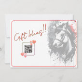 Spirit Pony 36 Verjaardagsuitnodiging Kaart (Achterkant)