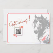 Spirit Pony 37 Verjaardagsuitnodiging Kaart (Achterkant)