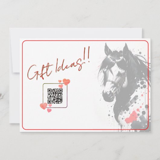 Spirit Pony 37 Verjaardagsuitnodiging Kaart (Achterkant)