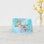 Spirit Pony Blank Notecard Kaart (Gele Bloem)