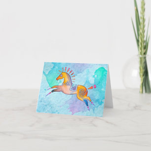 Spirit Pony Blank Notecard Kaart