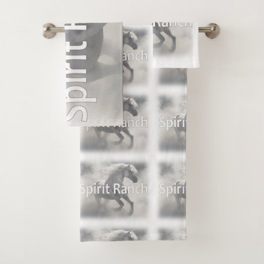 Spirit Ranch Spirit Horse Towel Set Bad Handdoek (Insitu)