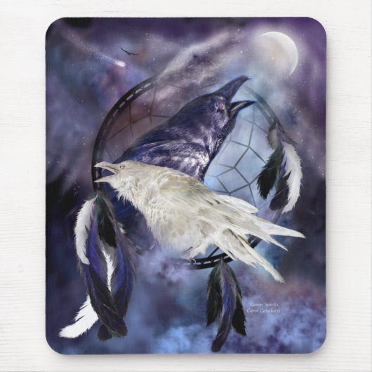 Spirit Ravens Art Mousepad Muismat (Voorkant)