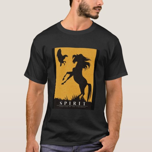 Spirit Stallion of the Cimarron Minimalist Graphi T-shirt (Voorkant)