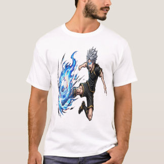 Spirit Striker Blue Energy Anime Voetbal OC T-shir T-shirt