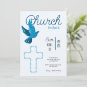 Spirit & Sustenance Community Potluck  Invitation Kaart (Staand voorkant)