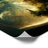 Spirit Tower Fantasy Sci-Fi Art-Poster Poster (Hoek)