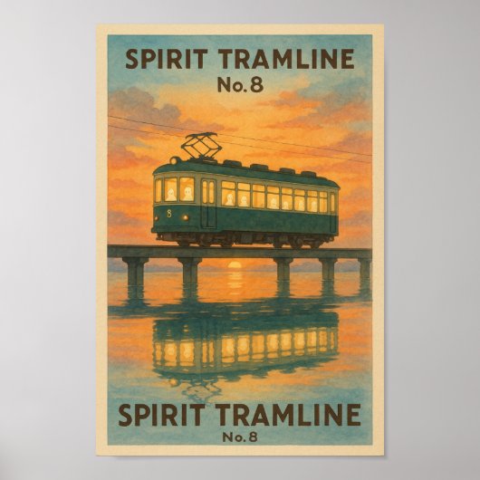 Spirit Tramlijn Nr. 8 Poster (Voorkant)