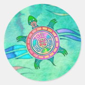 Spirit Turtle Animal Totem Stickers (Voorkant)