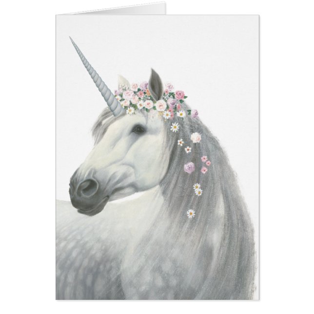 Spirit Unicorn met Flowers in Mane (Voorkant)