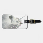 Spirit Unicorn met Flowers in Mane Bagagelabel (Voorkant horizontaal)