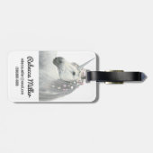 Spirit Unicorn met Flowers in Mane Bagagelabel (Achterkant horizontaal)