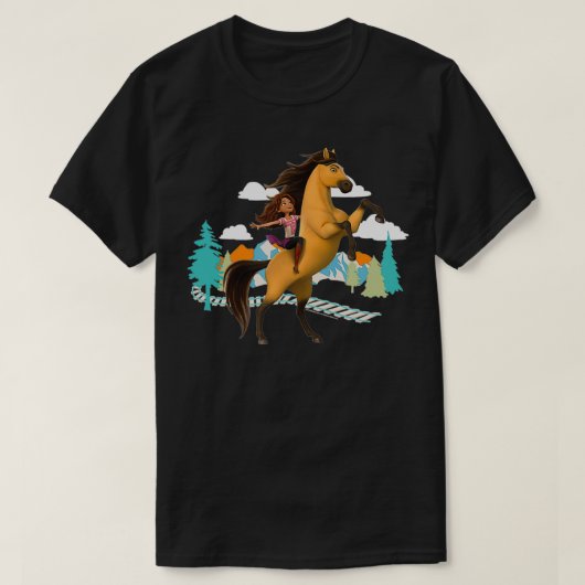 Spirit Untamed Spirit en Lucky Forest Epic Adven T-shirt (Design voorkant)