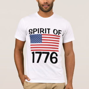 SPIRIT VAN 1776 PATRIOTISCHE T-SHIRTS