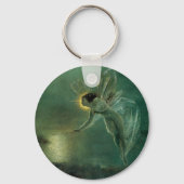 Spirit van de nacht door Grimshaw, Victoriaans fei Sleutelhanger (Achterkant)