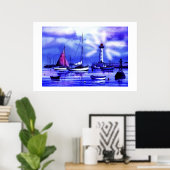 SPIRIT VAN EEN LIGHTHOUSE POSTER (Thuiskantoor)