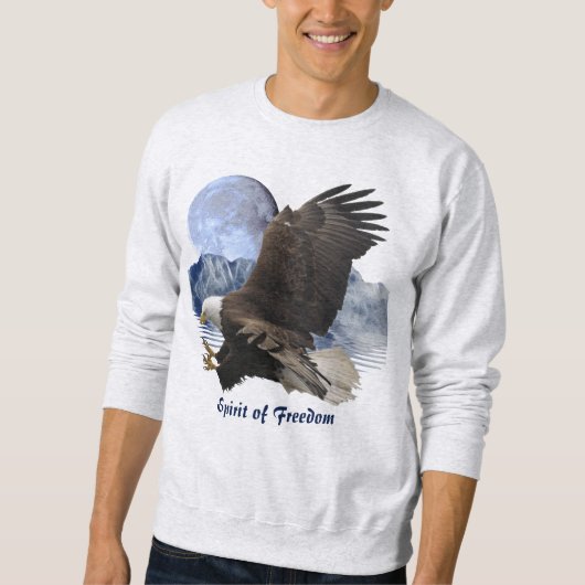 SPIRIT VAN FREEDOM Bald Eagle Wildlife Apparel Trui (Voorkant)
