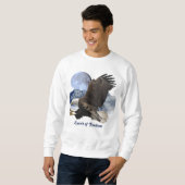 SPIRIT VAN FREEDOM Bald Eagle Wildlife Apparel Trui (Voorkant volledig)