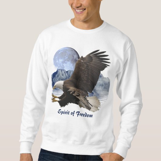 SPIRIT VAN FREEDOM Bald Eagle Wildlife Apparel Trui (Voorkant)