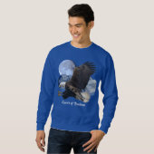 SPIRIT VAN FREEDOM Bald Eagle Wildlife Apparel Trui (Voorkant volledig)