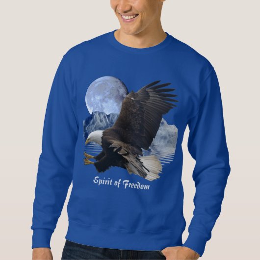 SPIRIT VAN FREEDOM Bald Eagle Wildlife Apparel Trui (Voorkant)