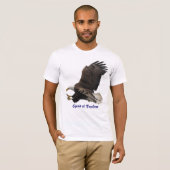 SPIRIT VAN FREEDOM Bald Eagle Wildlife T-Shirt (Voorkant volledig)