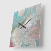 SPIRIT VAN PEARL BEAUTIFUL WALL CLOC VIERKANTE KLOK (Hoek)