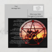 Spirit van Samhain Briefkaart (Voorkant / Achterkant)