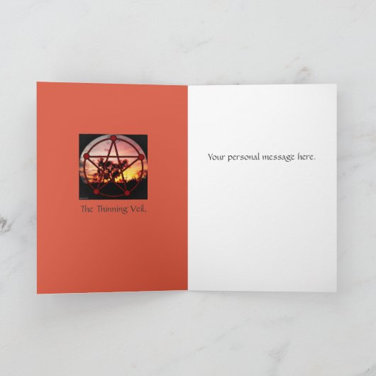 Spirit van Samhain Kaart (Binnen)