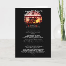 Spirit van Samhain Poem Card Kaart
