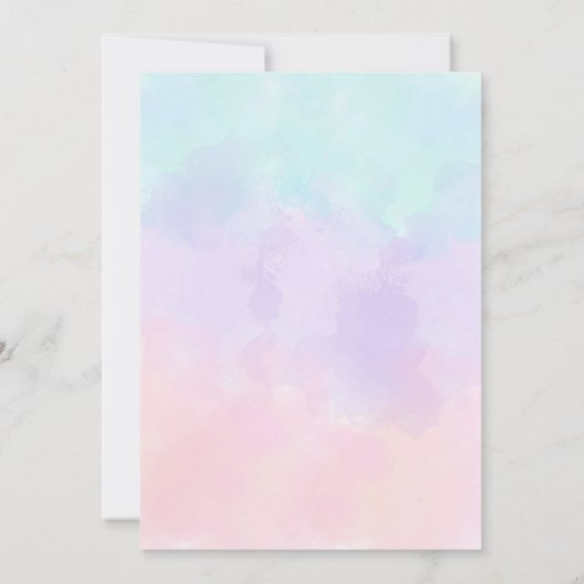 Spirit verjaardag Flat Uitnodiging 5 x 7 (Achterkant)