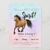 Spirit verjaardag Flat Uitnodiging 5 x 7 (Voorkant / Achterkant)