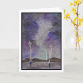 Spirit Walkers Blank Wenskaart Kaart (Gele Bloem)