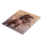 Spirit Warrior Art Tile Tegeltje (Zijkant)