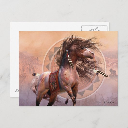 Spirit Warrior Briefkaart (Voorkant / Achterkant)