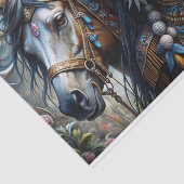 Spirit Warrior Decoupage Tissuepapier (Detail)