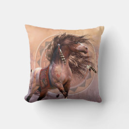 Spirit Warrior Designer Pillow Kussen