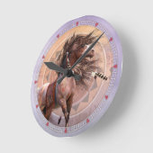 Spirit Warrior Wall klok (Hoek)