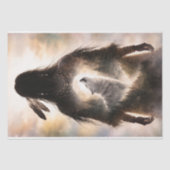 Spirit Wolf Binnen Decoupage Tissuepapier (Voorkant)