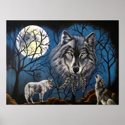 Spirit Wolf Poster (Voorkant)