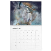Spirit Wolves Art Calendar Kalender (Feb 2027)