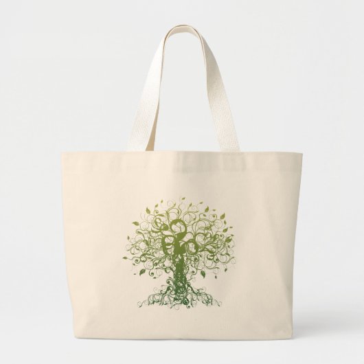 Spirit Yoga Gift Grote Tote Bag (Voorkant)