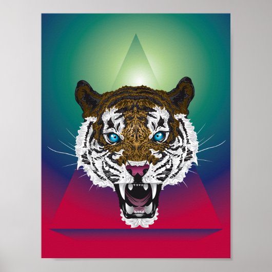 Spiritanimal Tiger Poster (Voorkant)