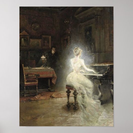 Spirite (1885) van George Roux - poster (Voorkant)