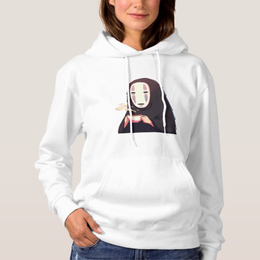 Spirited Away - Masker anime drink thee Hoodie (Voorkant)
