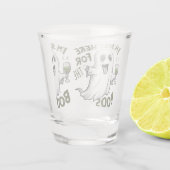 Spirited Cheers / Brindes Espirituosos Shot Glas (Achterkant)