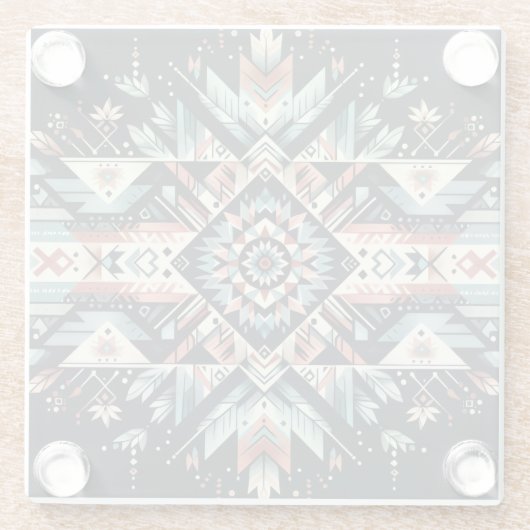 Spirited Nights Glazen Onderzetter (Achterkant)