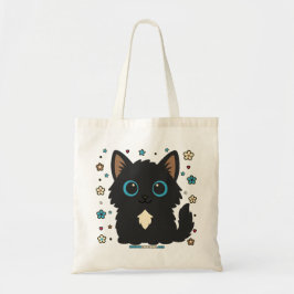 Spirited Shortlegs Bloemenkat Tote Bag