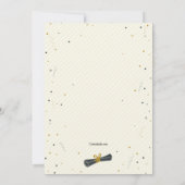 Spirited Virtual Graduation Party-uitnodiging Kaart (Achterkant)