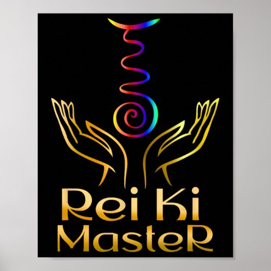 Spiritele Reiki Meester Poster (Voorkant)